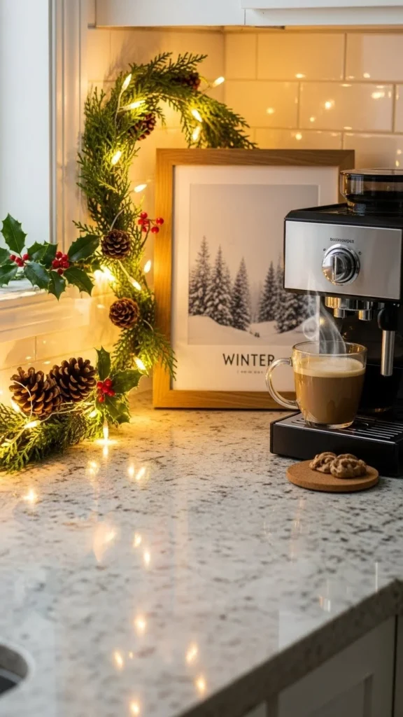 Add Festive Backdrops and Greenery