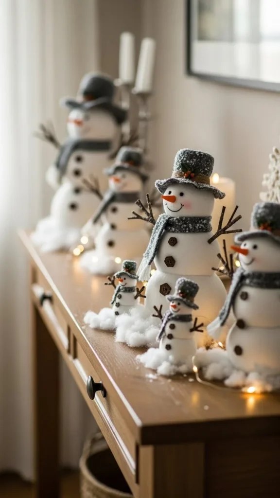 Christmas snowman decor