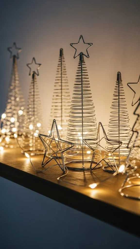 Christmas wire decor