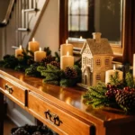 How to Decorate a Christmas Foyer Table That Steals the Spotlight