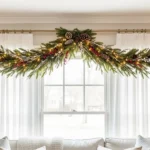 How to Style Curtain Rods With Garland for a Dramatic Look