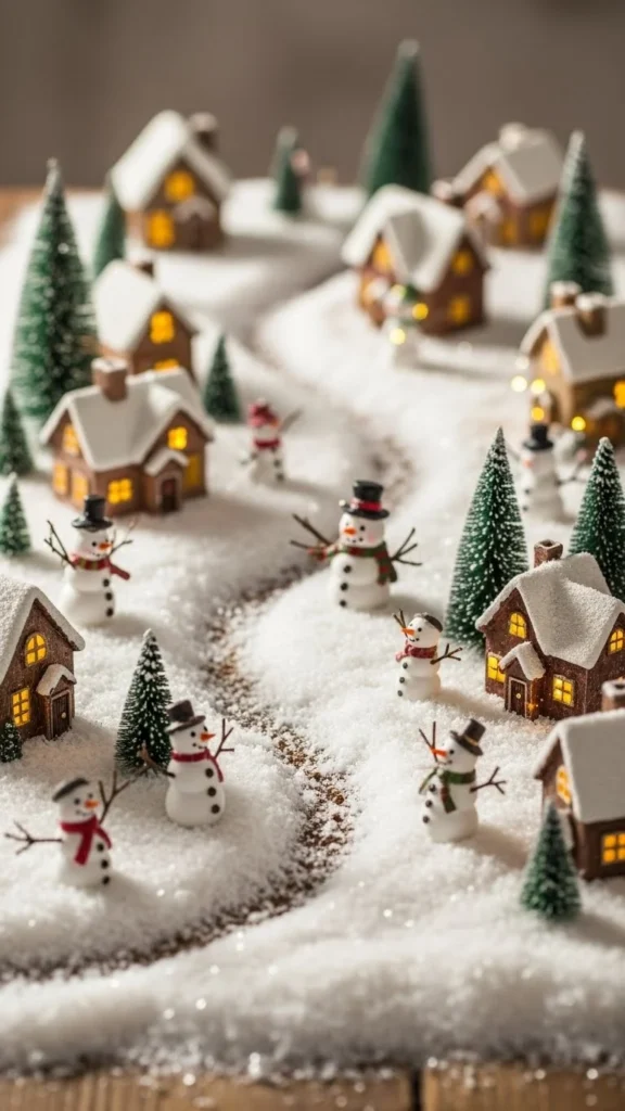 Mini Snowman Village