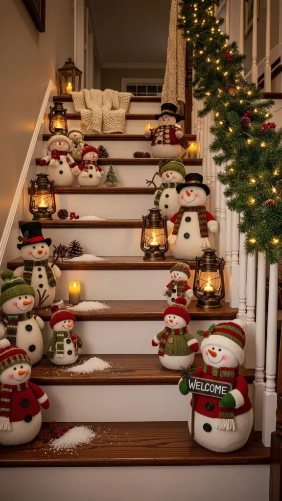 Snowman Staircase Cluster