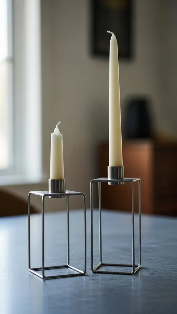 Wire Candle Holders