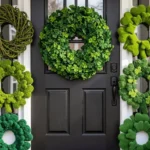 26 Charming Shamrock Wreaths That Boost Festive Curb Appeal