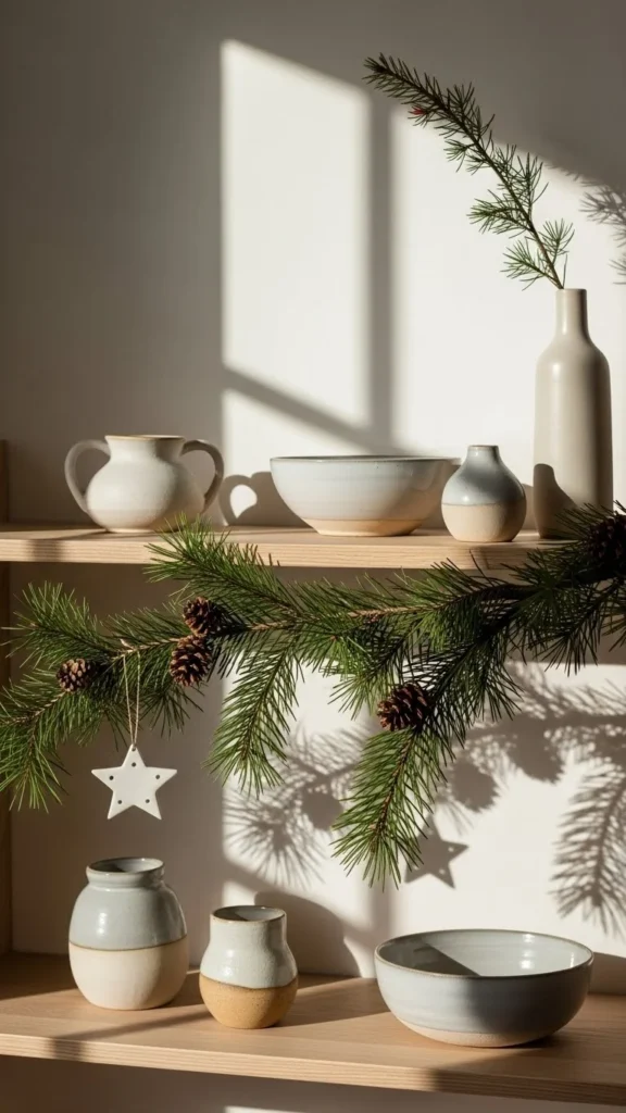 Add Christmas Greenery the Minimal Way