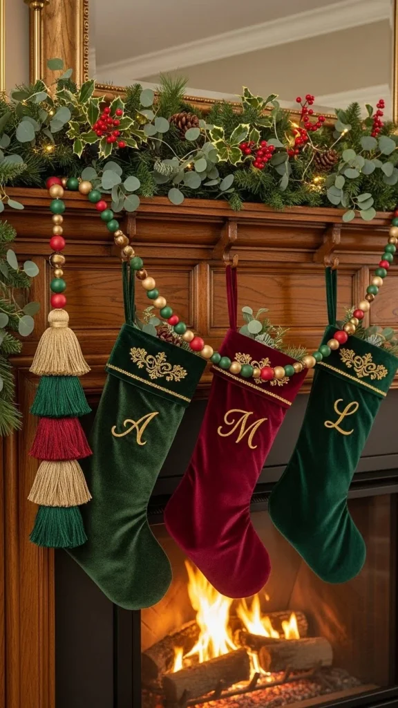 Beaded Tassel Garland for Mantels