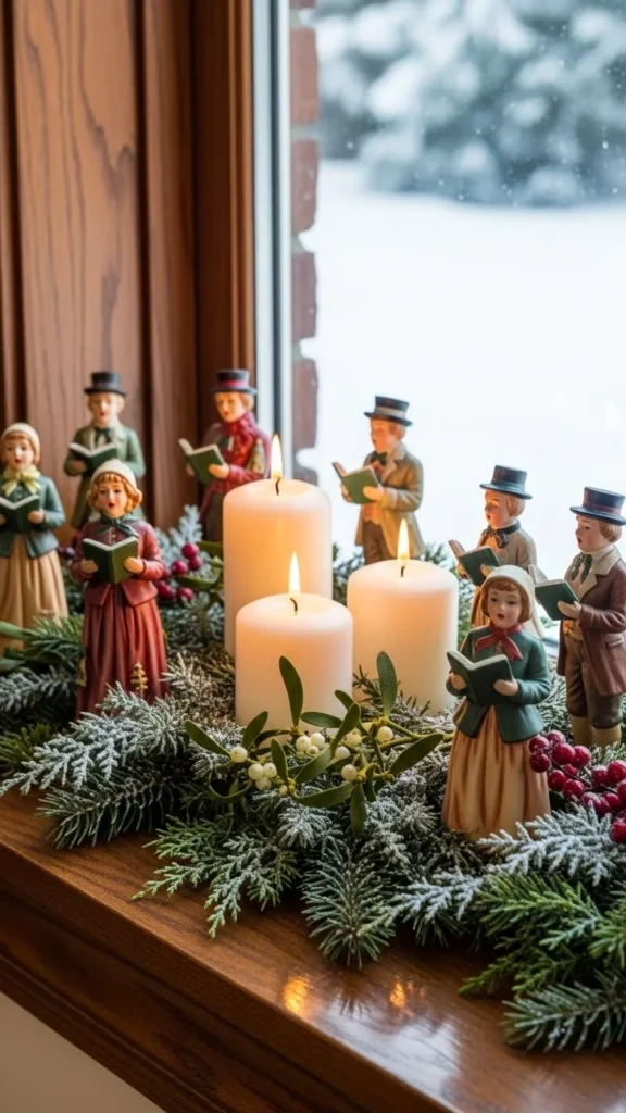 Caroler Window Display