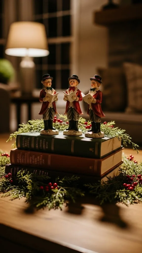 Carolers on Coffee Table Books