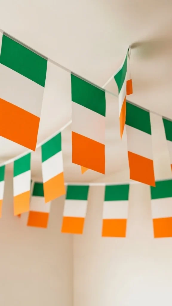 Ceiling-Corner Bunting Strands