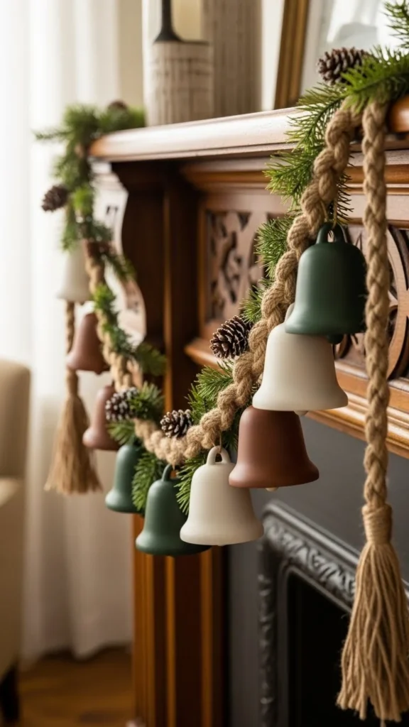 Ceramic Bell Garland