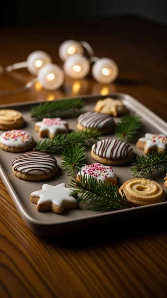 Ceramic Holiday Serving Tray