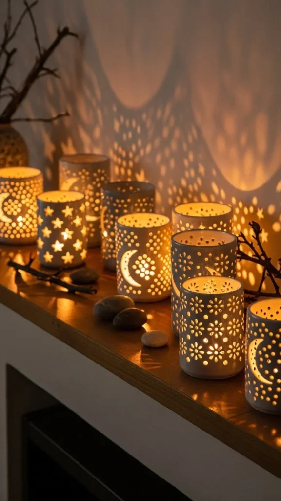  Ceramic Mini Lanterns