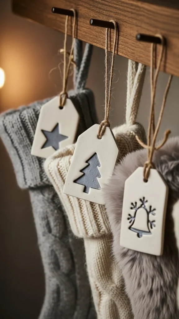 Ceramic Stocking Tags