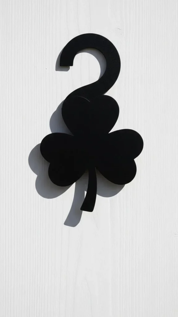 Chalkboard Clover Sign