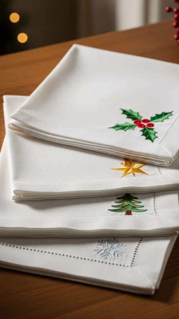 Christmas Motif Napkins