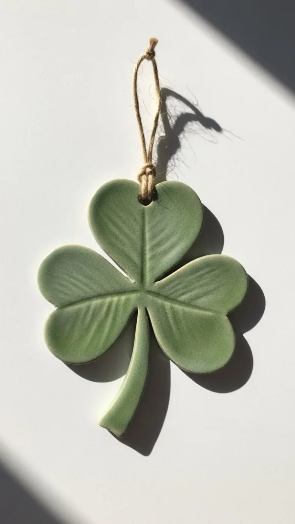 Clay Hand-Shaped Clover