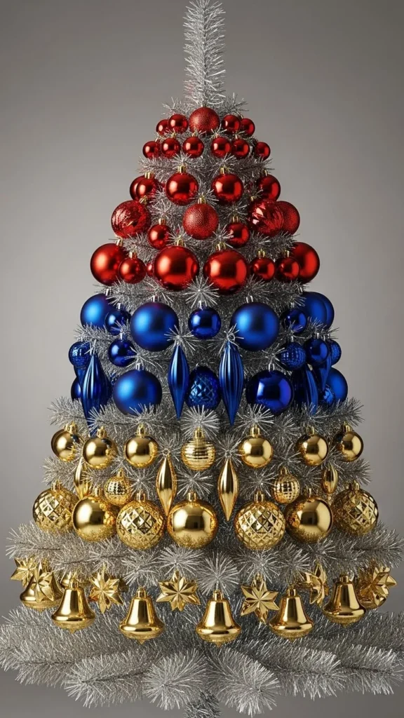 Color-Blocked Retro Tree Sections