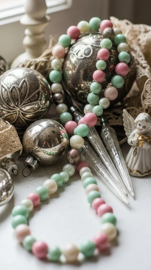 Cottage-Style Pastel Bead Garland