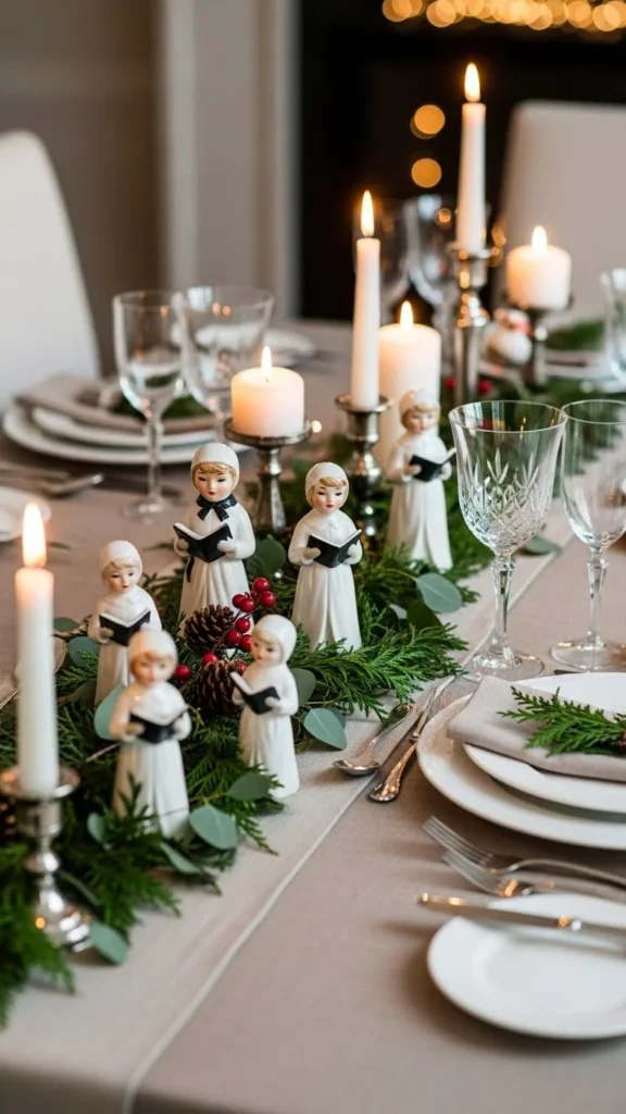 Dining Table Caroler Centerpiece