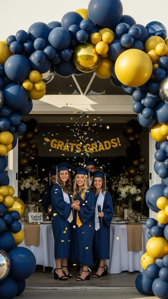 Graduation Party Balloon Frame