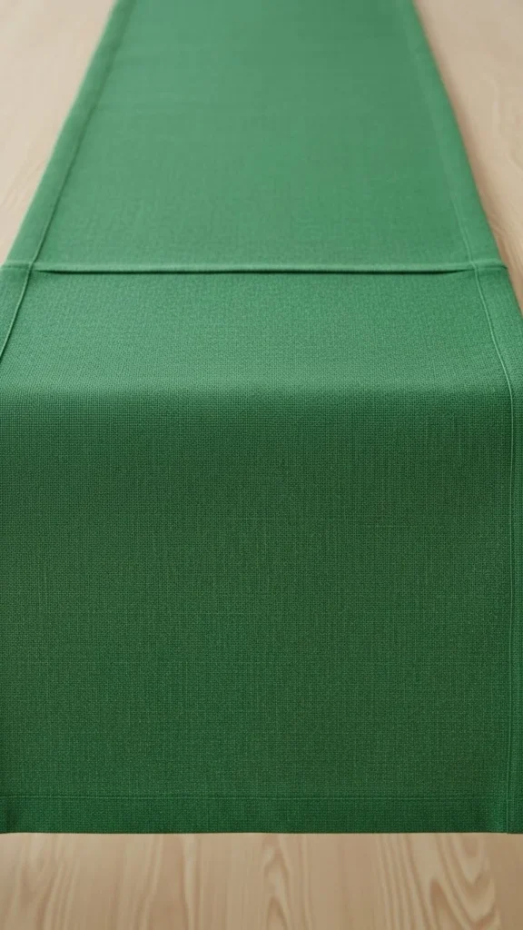 Green Runner With Centerpiece Gap