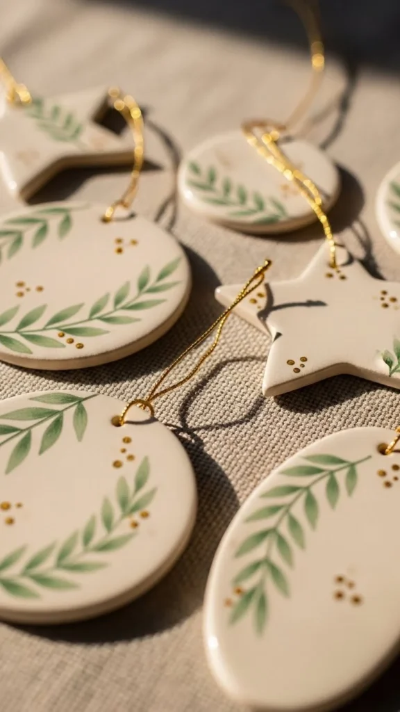 Hand-Painted Ceramic Ornaments