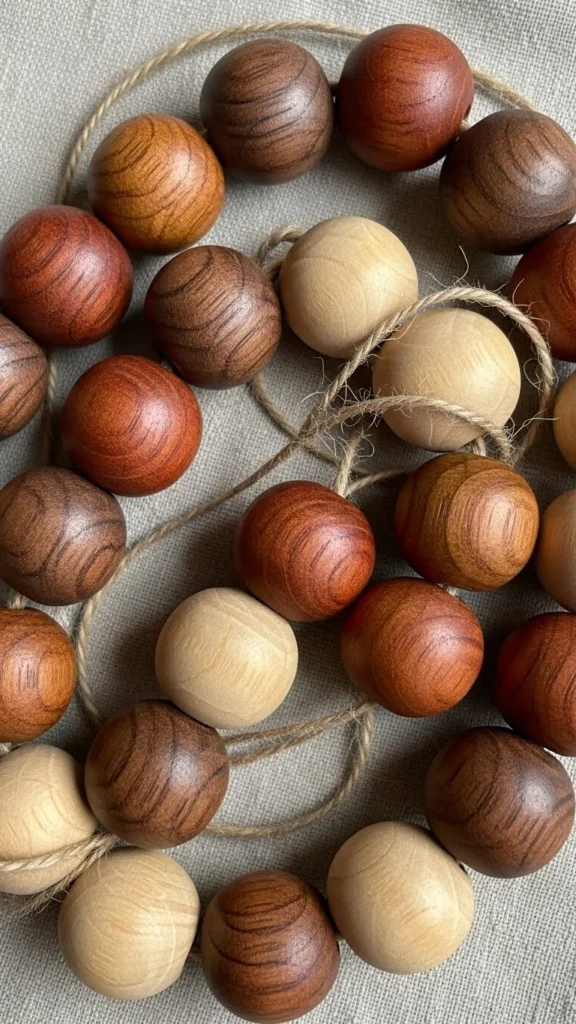 Hand-Stained Bead Garland