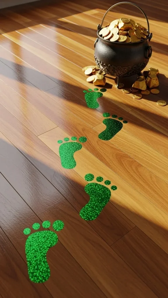 Leprechaun Footprint Floor Trail