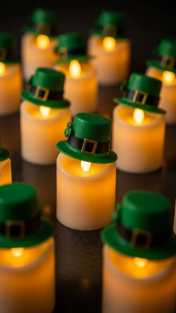 Leprechaun Hat Candle Covers