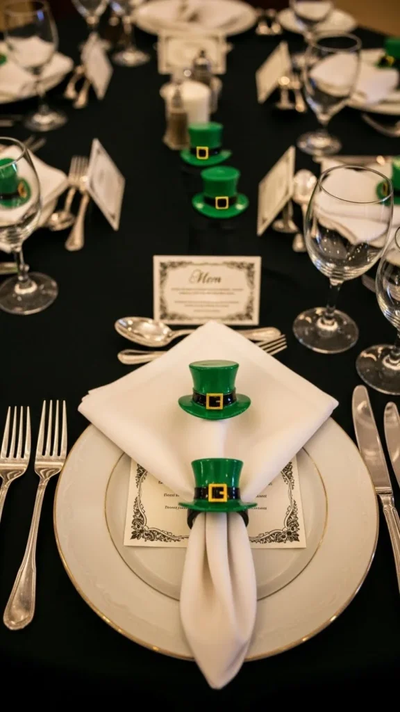 Leprechaun Hat Napkin Rings