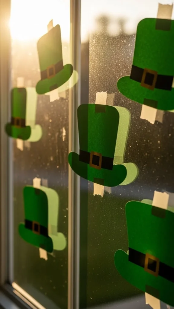 Leprechaun Hat Window Accents