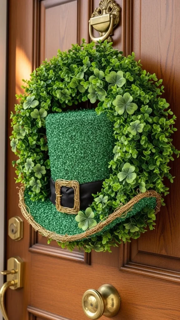 Leprechaun Hat Wreath