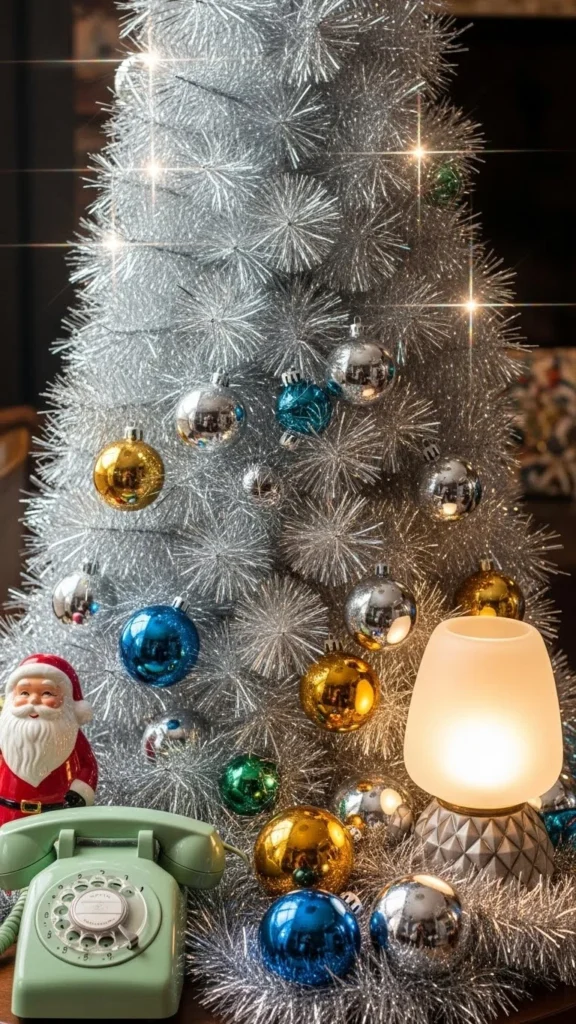 Old-Holiday Photo Backdrop Tree