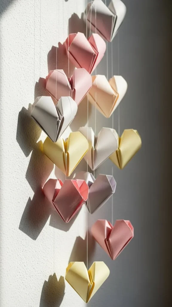 Origami Heart Banner