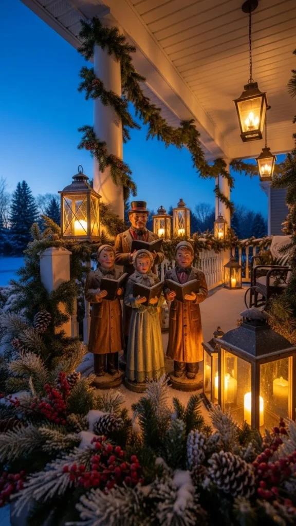 Outdoor Covered Porch Carolers