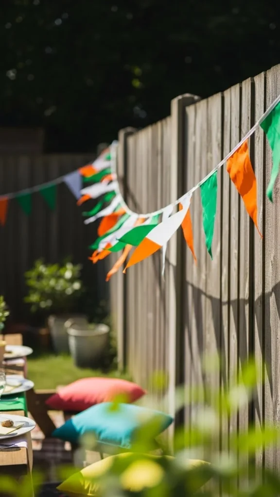 Outdoor Fence Line Bunting
