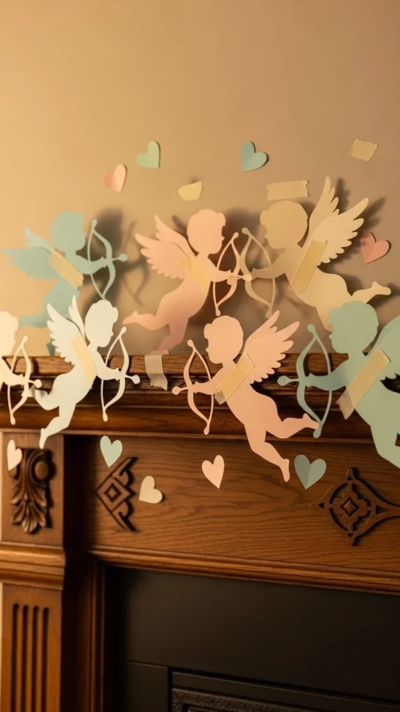 Paper Cupid Wall Cutouts