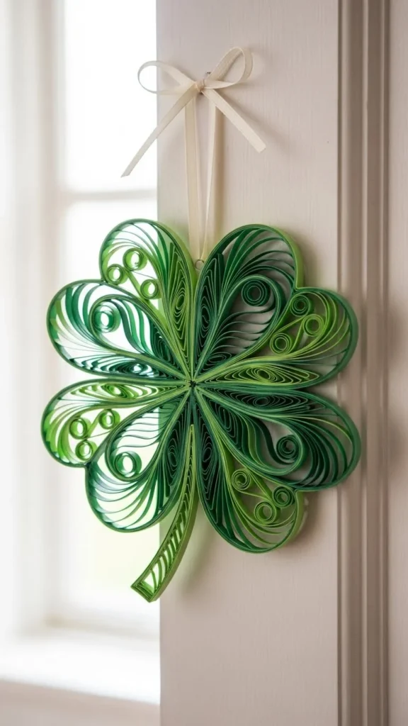 Paper Quilling Clover