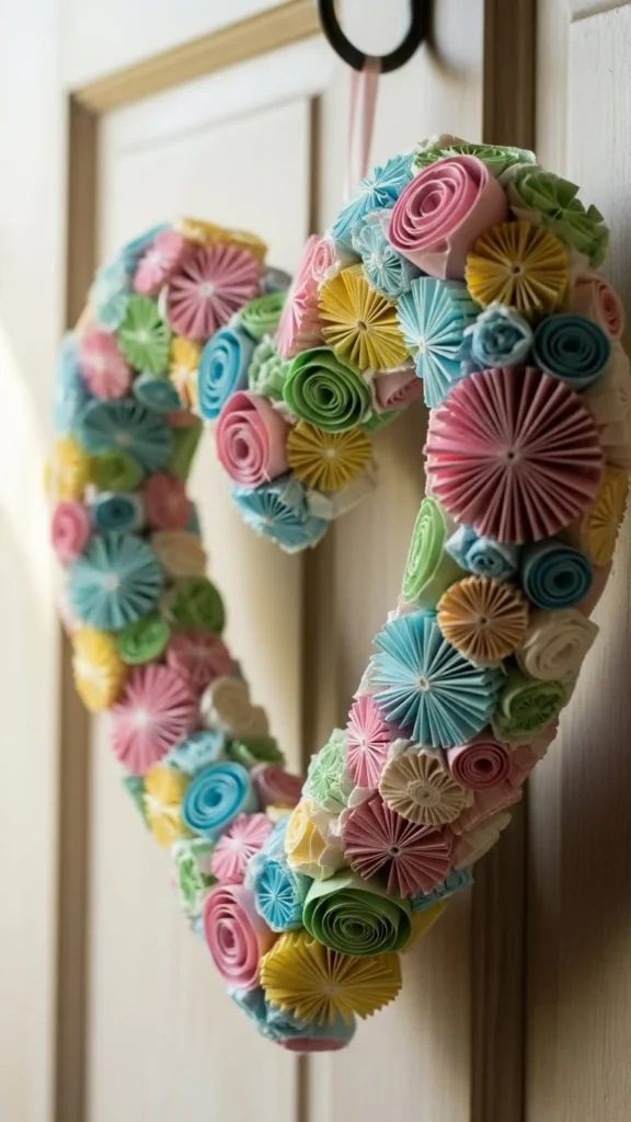 Paper Rosette Heart