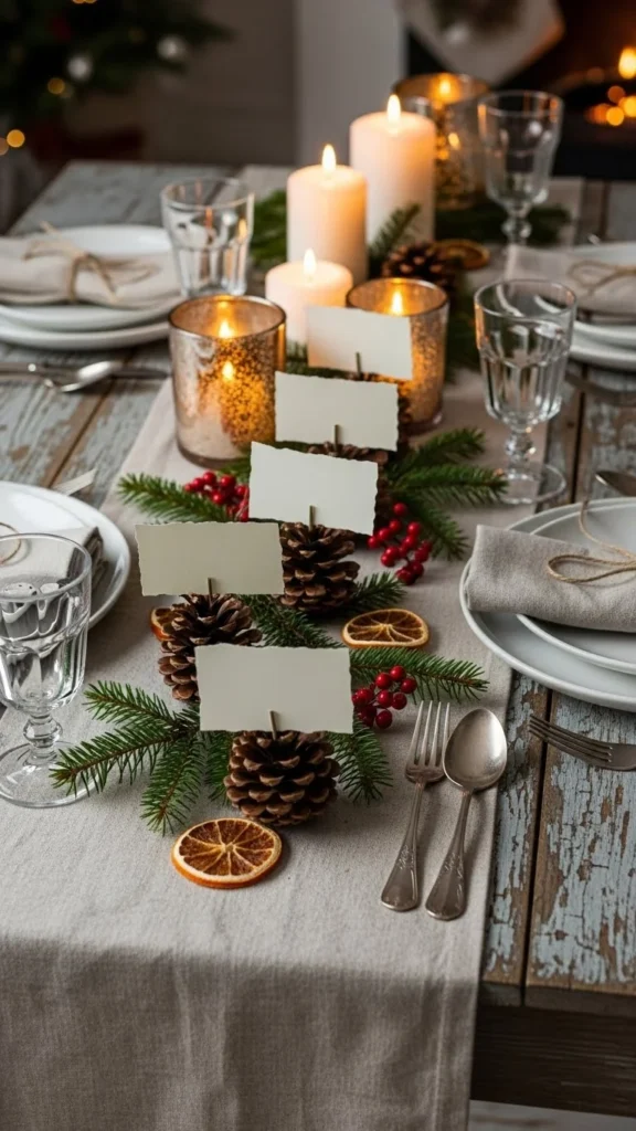 Pinecone Place Card Holders