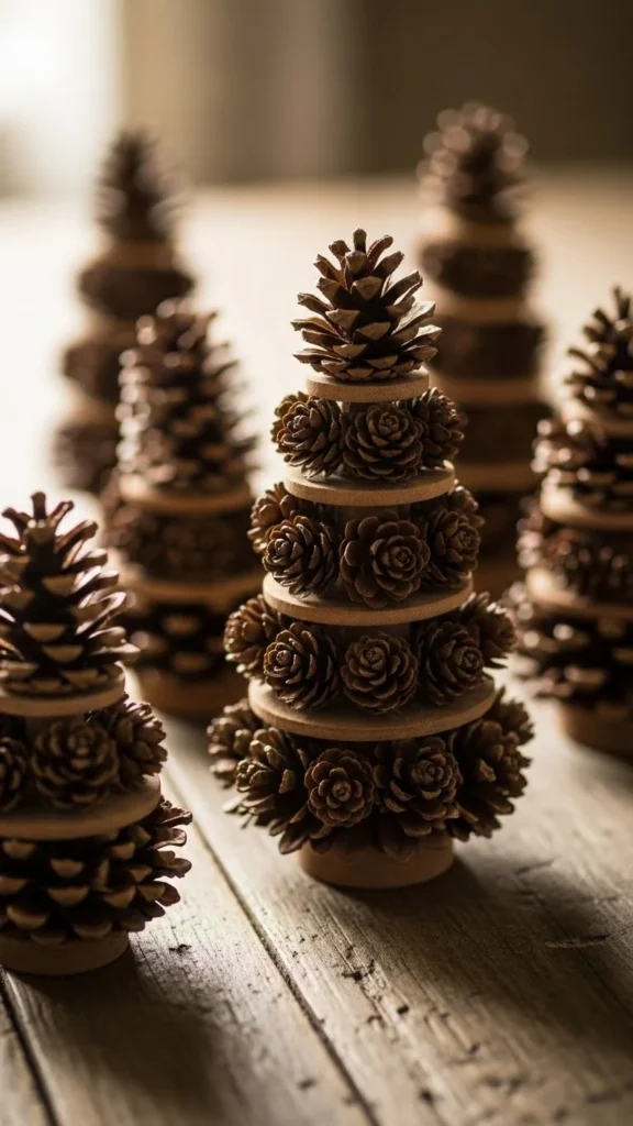 Pinecone Tabletop Trees