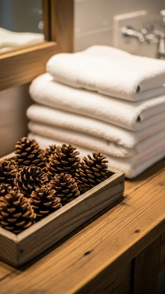 Pinecone Tray for the Bathroom