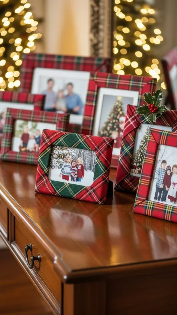 Plaid Frames for Holiday Photos