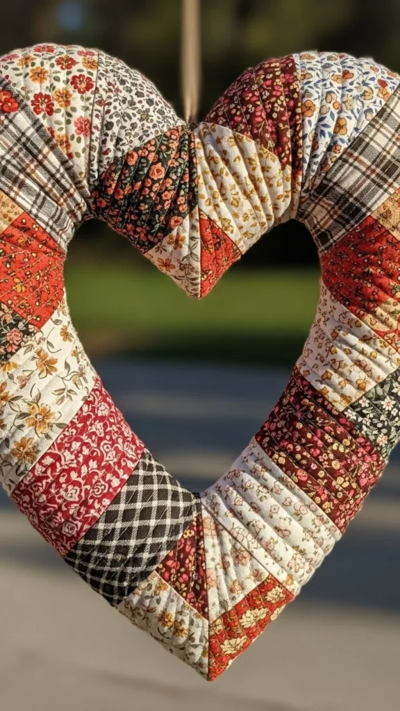Quilted Fabric Heart