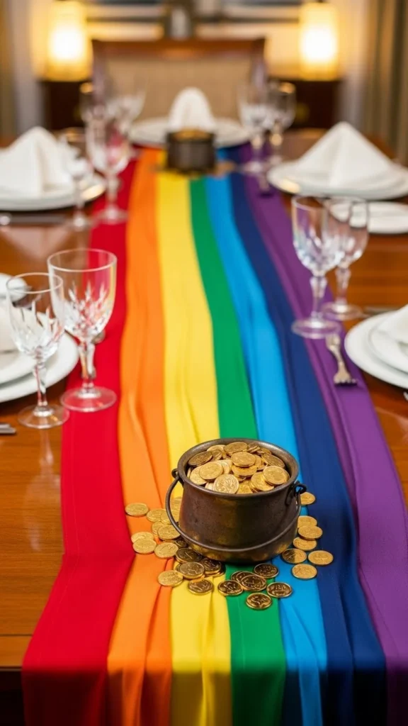 Rainbow Path Table Runner