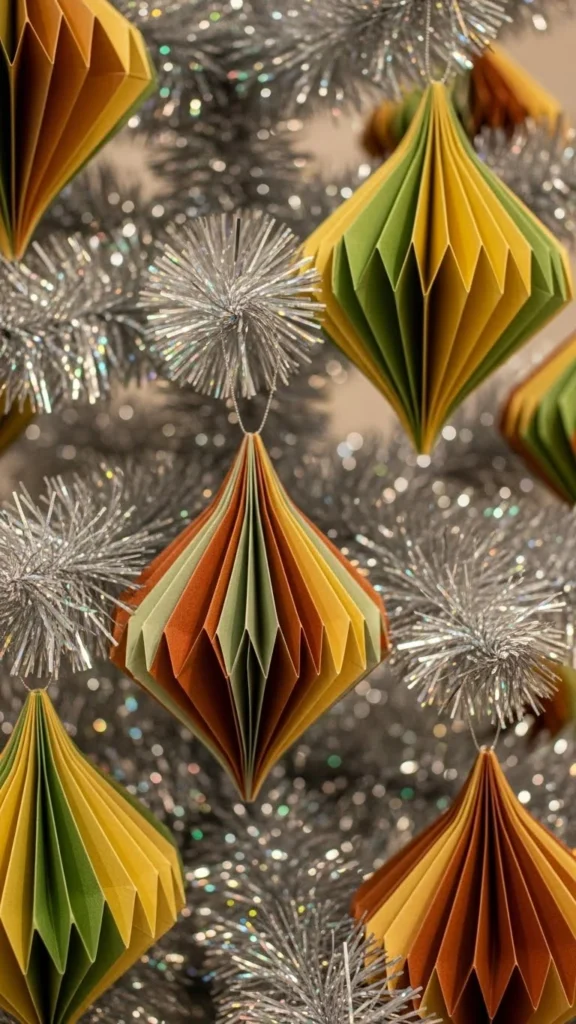 Retro Paper Ornament Accents