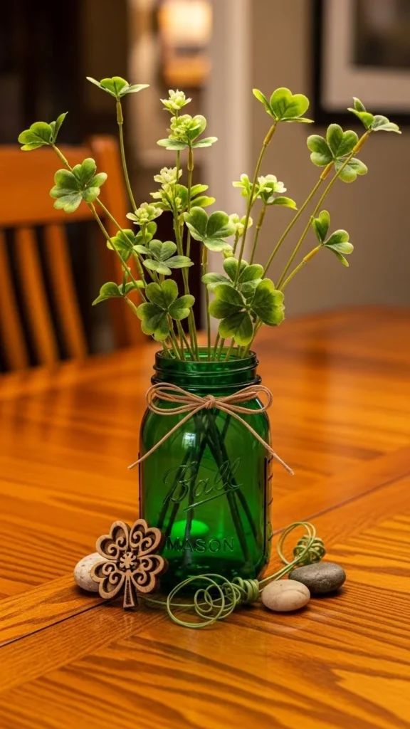 Rustic Clover Centerpiece