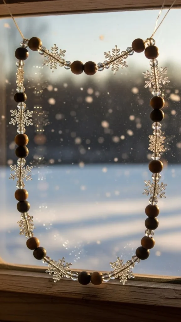 Scandi Bead Garland for Windows