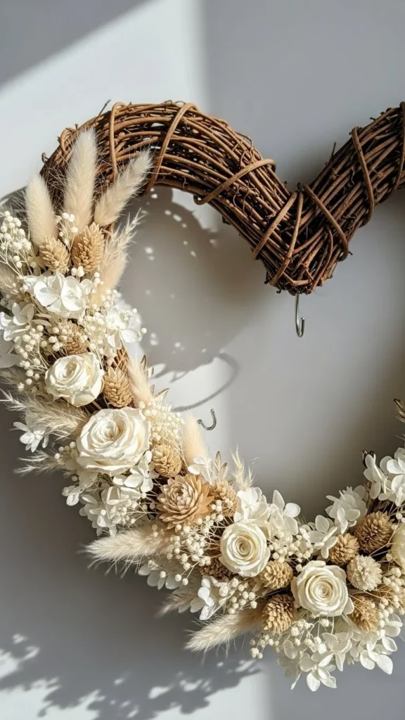 Seasonal Floral Swap Heart